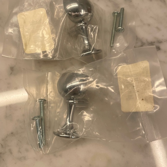 2  Knobs Homewares 4010  2"L Wine Glass Designer Cabinet Knob Chrome - Picture 3 of 5